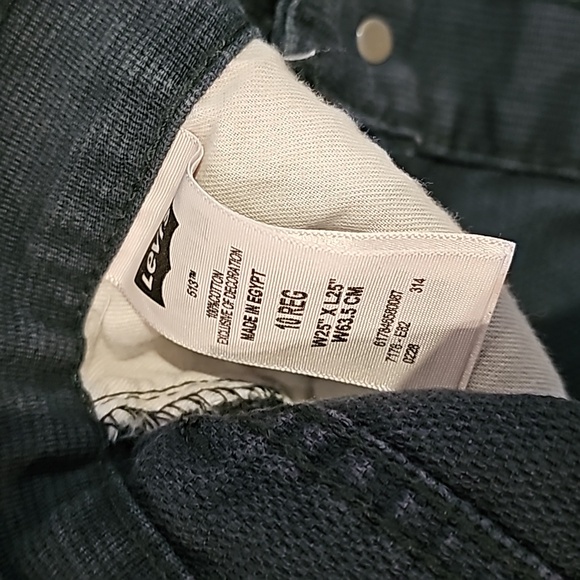 Levi's boys green textured jeans size 10 reg look like new - Picture 7 of 7